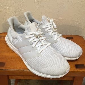 White Adidas Continental Ultra Boost